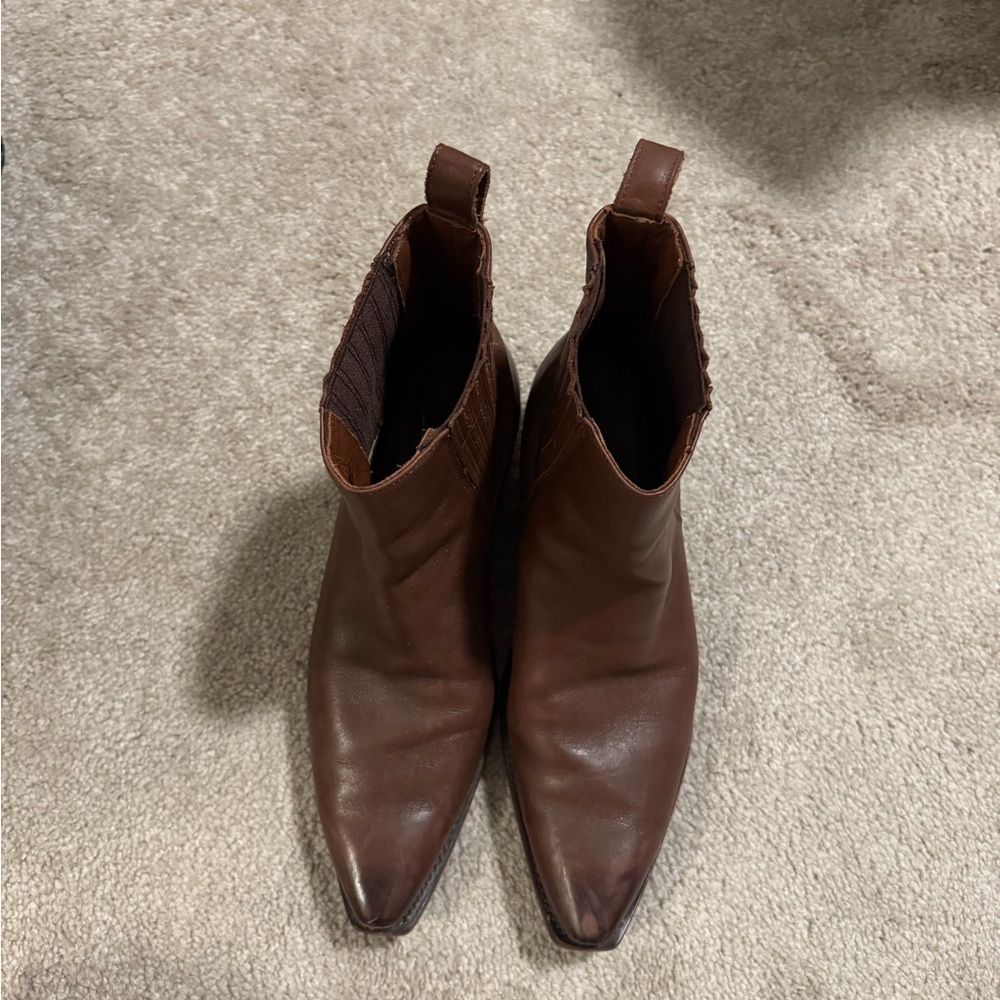 Tecovas Brown Ankle Boots - Picture 2 of 6
